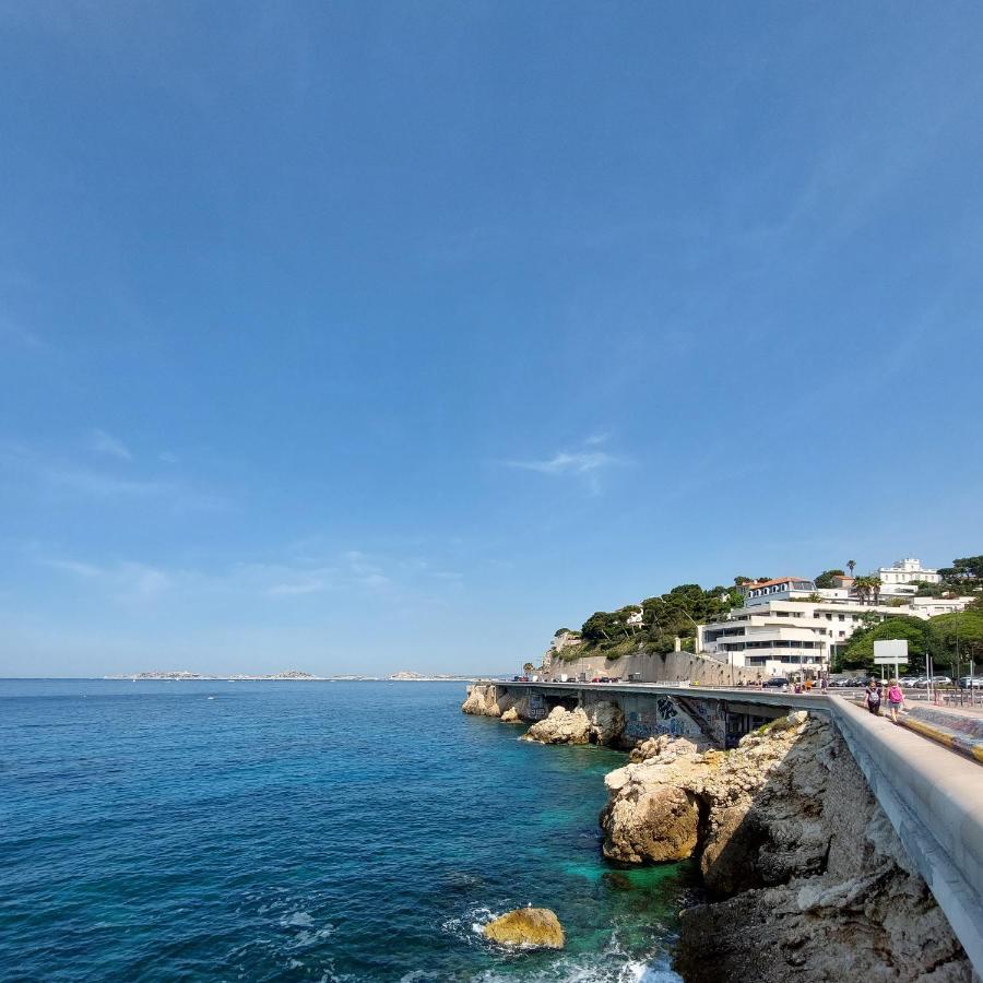 Studio A 2 Pas De La Plage Marseille Bagian luar foto